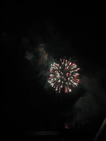 Fireworks at Coeymans.