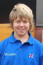 Student crewmember Wouter